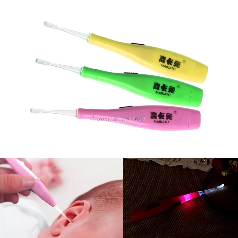 Baby Care Spoon Ear Light Child Cleansing Ears With Light Children Ear