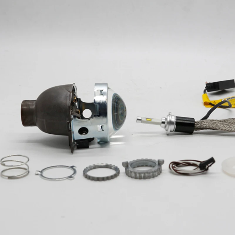 

Guangzhou Auto Light 4800LM 6000K Car Lights Retrofit Kit Bi LED Projector Lens Headlight Bulb with Light Source