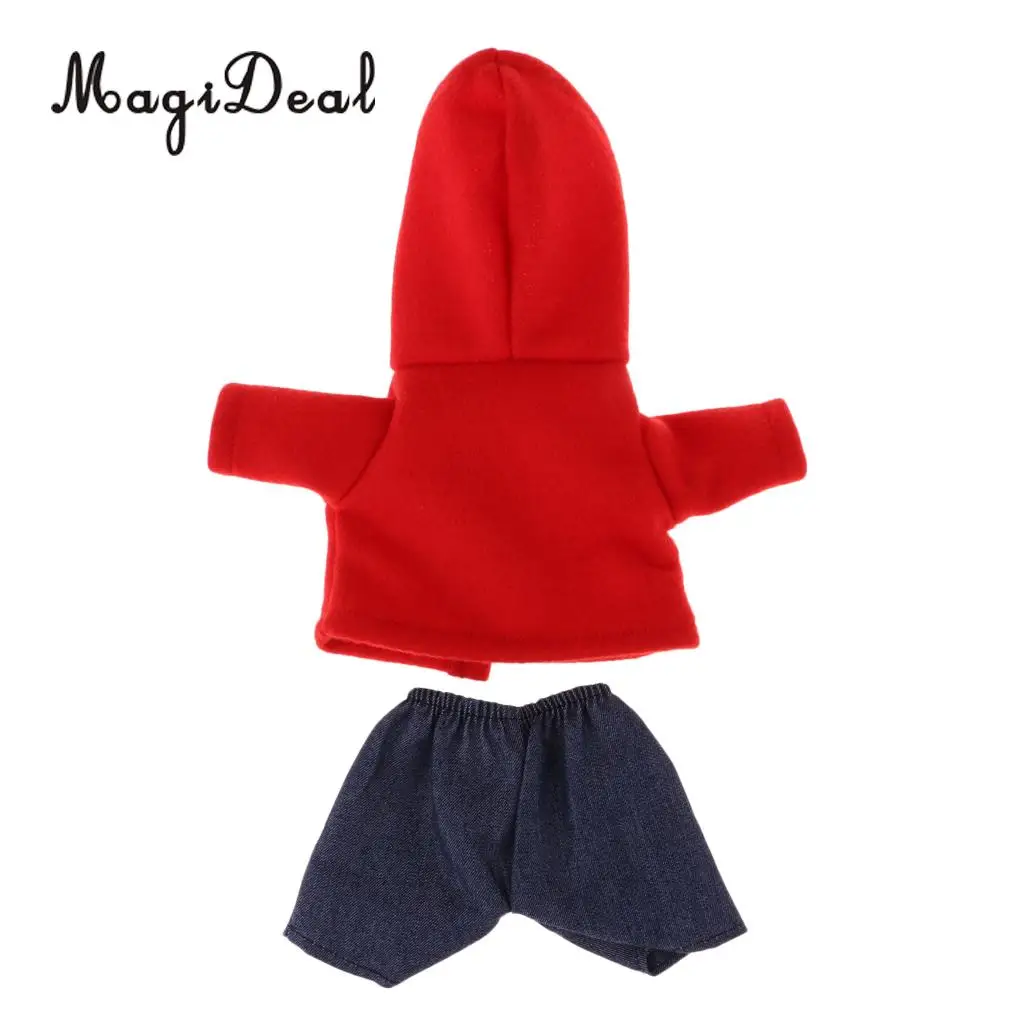 Adorable Doll Hooded Clothes Pants Set For 25cm Mellchan Girl Dolls Clothes Christmas Gifts