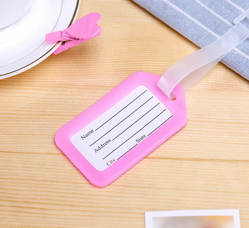 2PCS/Lot Travel Accessories Luggage Tag Suitcase ID Address Holder Baggage Boarding Tags Portable Label High Quality Wholesale 2PCS/Lot Travel Accessories Luggage Tag Suitcase ID Address Holder Baggage Boarding Tags Portable Label High Quality Wholesale