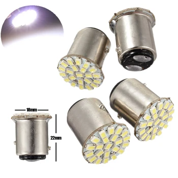 

1Pcs 1157 BA15S 22-SMD Car LED Backup Reverse Tail Light Bulb Bright White Brake Stop Lamp