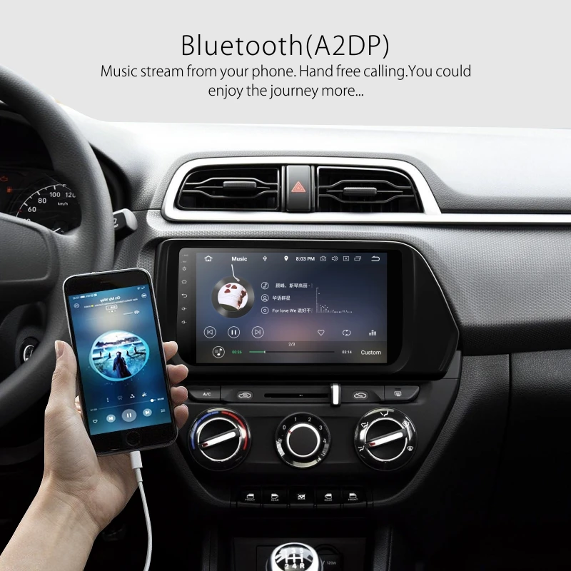 Cheap Android 9.0 Car Radio Multimedia Video Player Navigation GPS For solaris Hyundai 1 2 Accent Reina Verna sedan 2017-2019 carplay 3