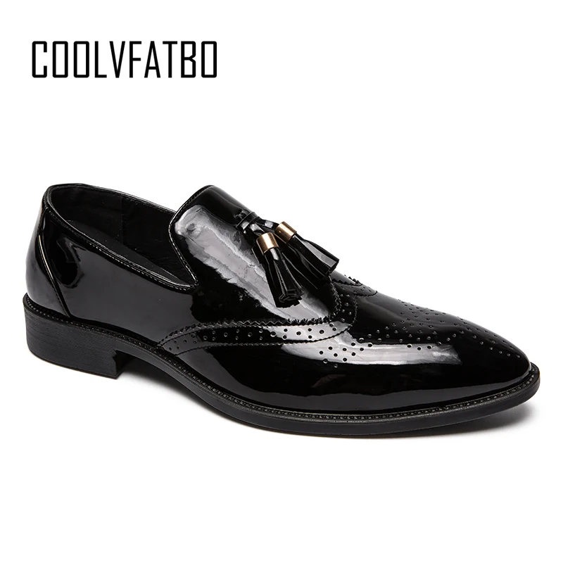 Taille Chaussures Hommes En Oxford D'affaires Pour Coolvfatbo Pointu Brevet Mariage Cuir 38 Black De Bout Formelles Robe 47 La Plus YnaI55qwB