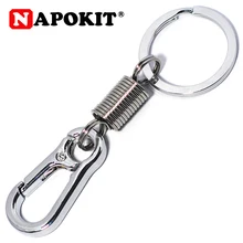 Крутой металлический весенний автомобильный брелок с пружинной веревкой, брелок для Benz Audi VW Toyota KIA JDM Turbo, брелок для мужчин и женщин, подарок на день рождения