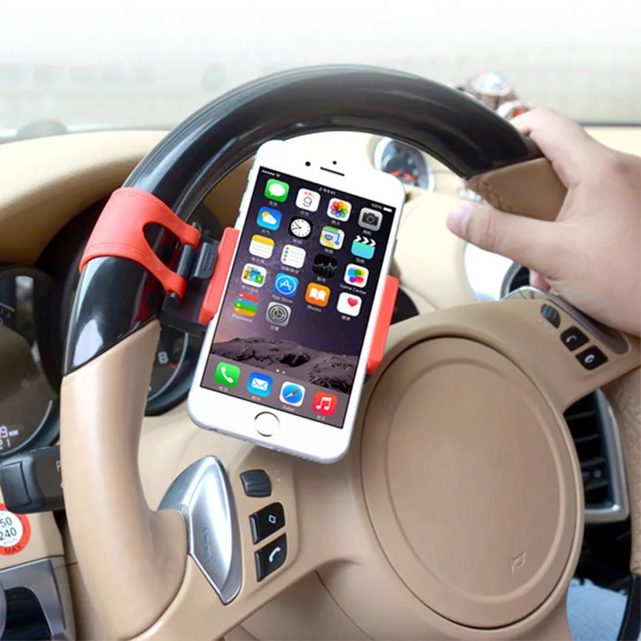 Car-Steering-Wheel-Mount-Holder-For-iPhone-6s-motorcycle-bike-Rubber-Band-Holder-For-3232MP4