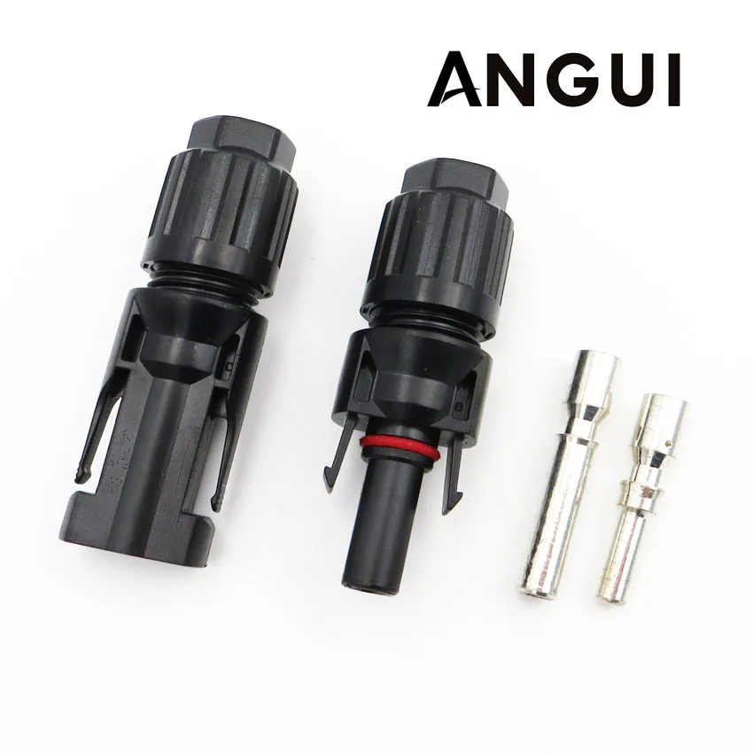 

1pair x 60A MC4 Connector Branch parallel connection 1000V Electrical Solar MC4 Plug Photovoltaic Panel Cable Wire Connect