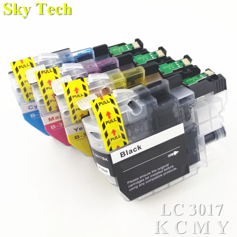 4X Compatible Ink cartridge For LC3017 XL LC-3017 Brother MFC-J5330DW MFC-J6530DW MFC-J6730DW MFC-J6930DW etc | Компьютеры и офис