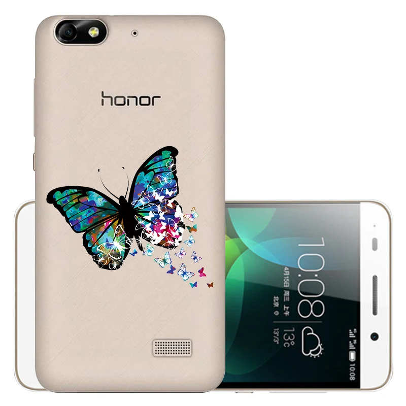 Fanatu huawei Honor 4C чехол 5," защитный чехол для телефона s для huawei Honor 4C CHM-U01 силиконовый чехол для huawei G Play Mini - Цвет: WCD