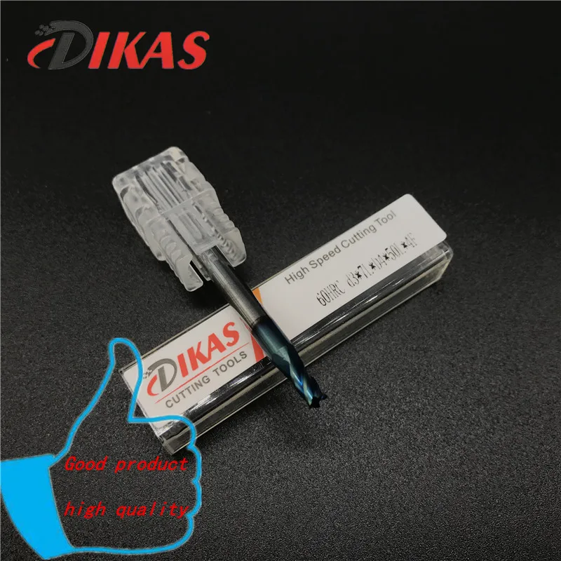 

60HRC d3*7L*D4*50L*4F material Carbide Square Flatted End Mill 4 flute 3mm coating nano use for High-speed milling machine