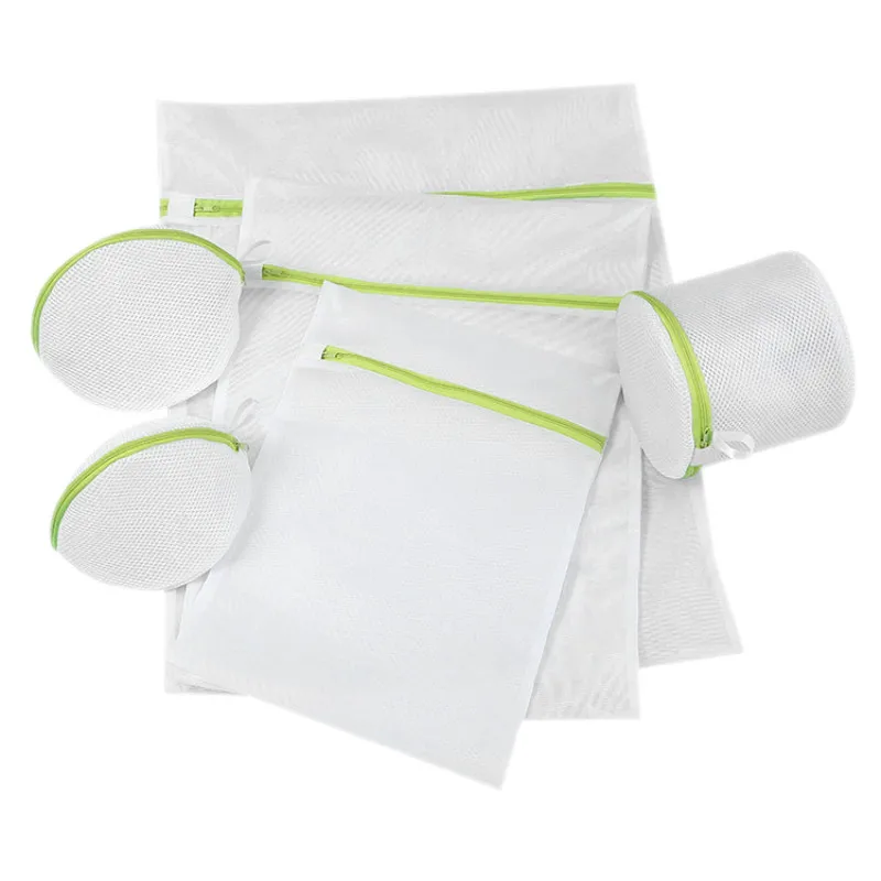 

Green six-piece underwear bra wash bag thickening fine mesh laundry bag machine wash special mesh bag Protect clothes