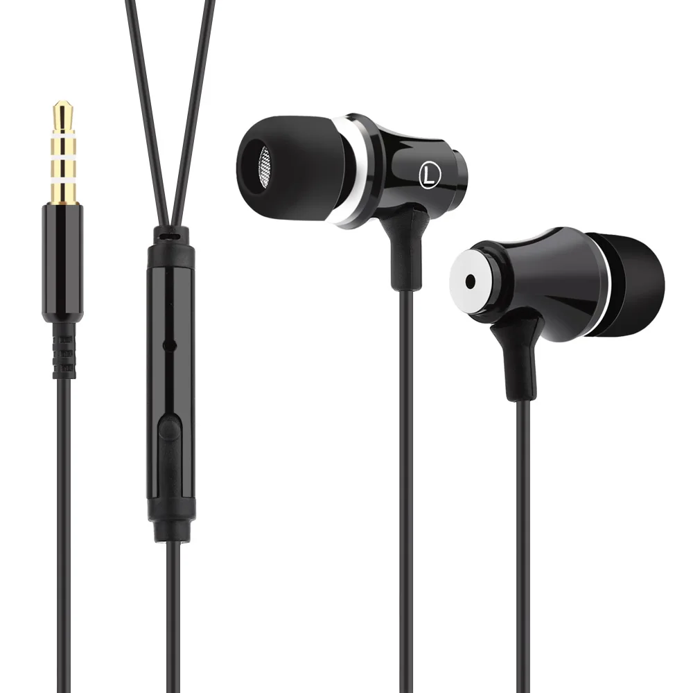 Universal 3.5MM Plug Super Bass Stereo In-Ear Earphone Noise Canceling Auriculares Sport Headset For Tablet MP3 IPhone 2018 | Электроника