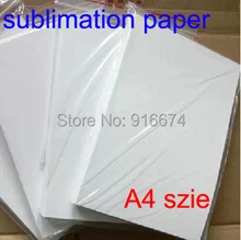 Free shipping Cheap High quality 100 sheets A4 tansfer paper sublimation paper For mug glass rock for heat press machine