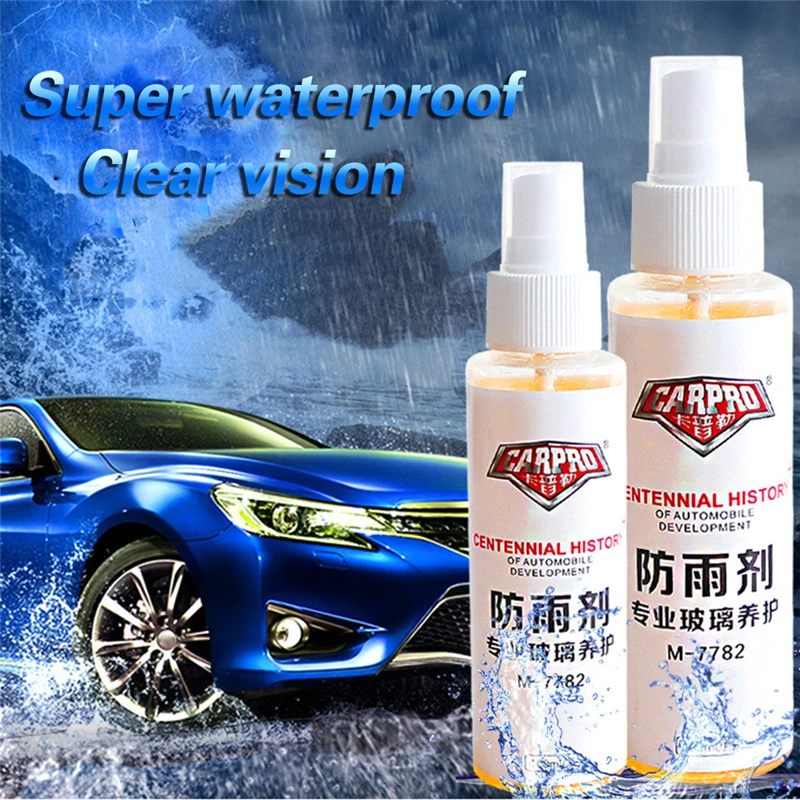 

New 100ML Car Front Windshield Anti-Rain Agent Waterproof Rainproof Anit-fog Spray Car Rear-View Mirror Window Glass Coating