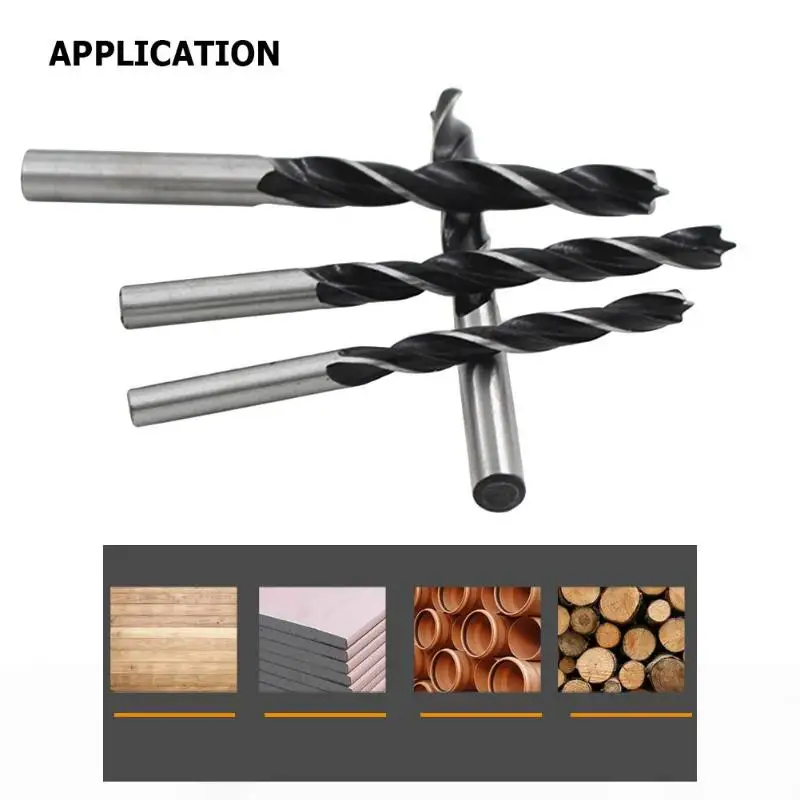 Multi functional Woodworking Glass Drill Bit Twist Spade Drill Triangle Bit Set for Ceramic Tile