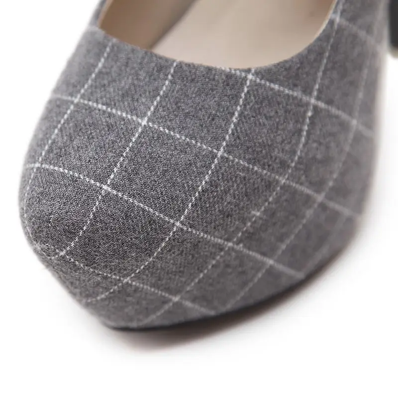 QianJiaoBaiHui Women Super High Heels Shoes Scottish plaid Colth Woman Pumps Sexy Bowtie Stiletto Party Club Shoes Women Heels QianJiaoBaiHui Women Super High Heels Shoes Scottish plaid Colth Woman Pumps Sexy Bowtie Stiletto Party Club Shoes Women Heels