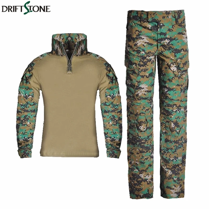 Billige Kinder Kampf Hosen und Shirts Anzug Armee Militär Uniform BDU Militärische Taktische Getriebe Jagd Multicam Für Kinder