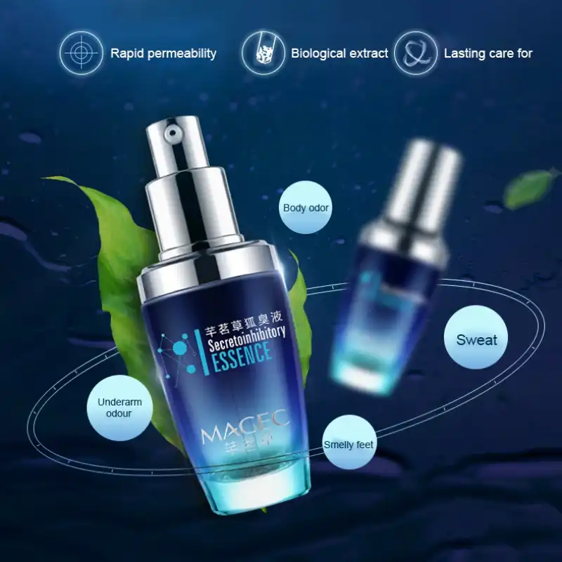 Limpiador de axilas hircismo antitranspirante fórmula desodorante Spray  para el cuerpo eliminar la composición de la hiperhidrosis del olor  corporal eficaz| | - AliExpress