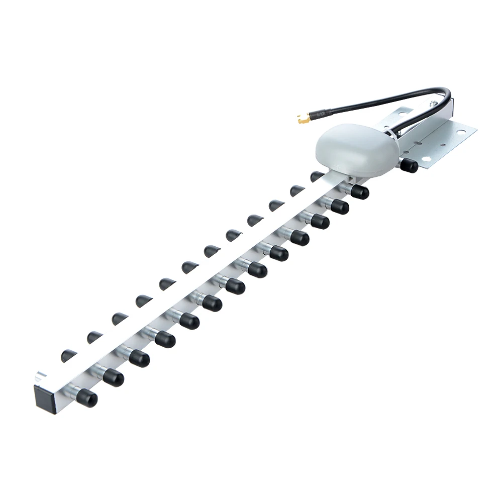 Наружная антенна Yagi 2 4 ГГц 20dbi с rp Sma штекерным разъемом Wi Fi 25 см кабель RG174 для