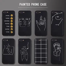 Мягкий силиконовый чехол с узором для Apple iphone 6 6s Plus X 7 8 Plus 5S SE XS 11Pro Max XR чехол для телефона Funy чехол