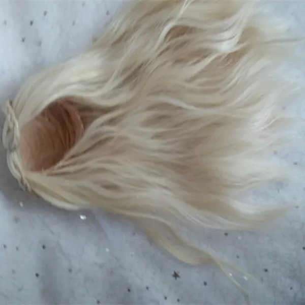 3 bjd wig gold color