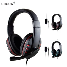 Cheap 3 5mm Wried Gaming Headset Music Stereo Surround Sound Headphone With Mic Volume Control For IPhone PS3 PS4 Xbox One 360