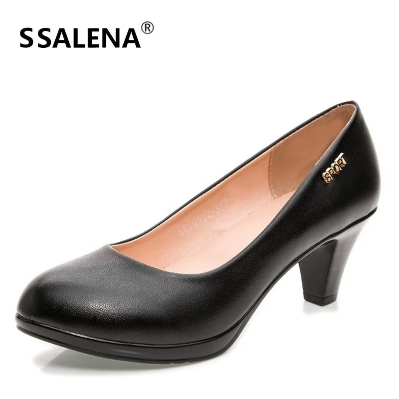 Black Pumps Women Med Heel Shallow Working Shoes Famous Designer Women Single OL Shoes Big Size 34-43 AA40117 Black Pumps Women Med Heel Shallow Working Shoes Famous Designer Women Single OL Shoes Big Size 34-43 AA40117
