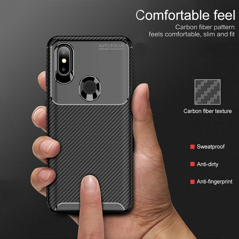

For Xiaomi Redmi Note 7 Case Cover Silicone Shockproof Redmi 7 Note 7 Pro Scrub Anti-fall Protective Case 6.3 for Xiaomi Note7