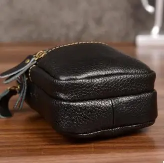 5.5-дюймовый корейский мини карманы многоцелевой одежда Повседневная прилив кожаная сумка первый слой кожи телефона
