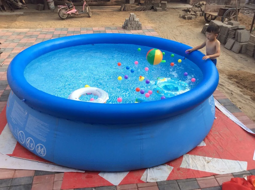 305*76 см Intime взрослый младенец надувной океан размера плюс большой пластиковый детский бассейн с водяным насосом