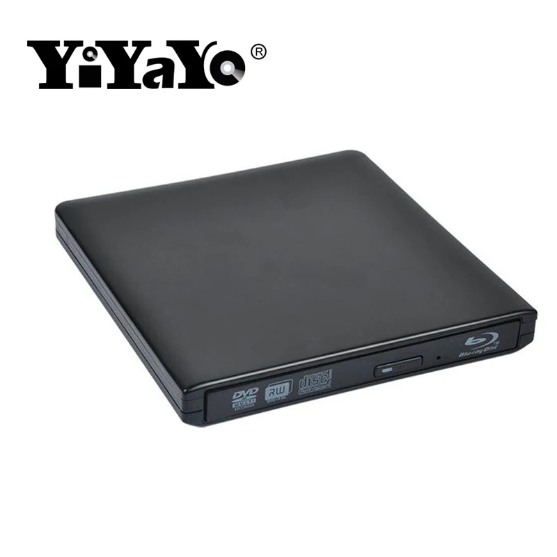 YiYaYo USB 3.0 Bluray External Optical Drive BD-ROM Player DVD-ROM 3D CD/DVD RW Burner Read Laptop for Windows 10/7/8 YiYaYo USB 3.0 Bluray External Optical Drive BD-ROM Player DVD-ROM 3D CD/DVD RW Burner Read Laptop for Windows 10/7/8