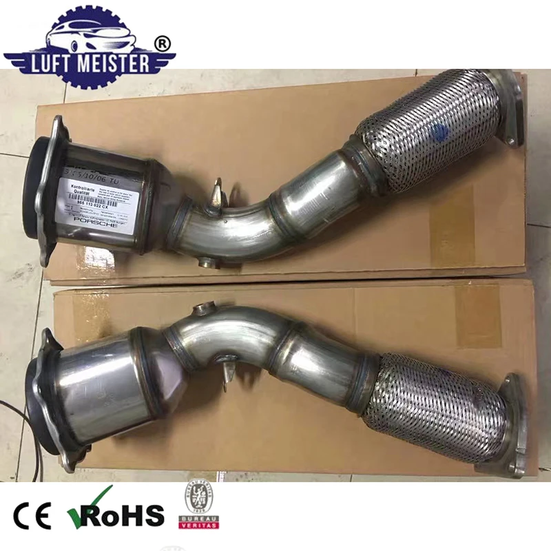 

Pair Front Left Right Catalytic Converter for Porsche Cayenne 4.8L V8 2007-2010 Without turbocharger 955113021CX 955113022CX