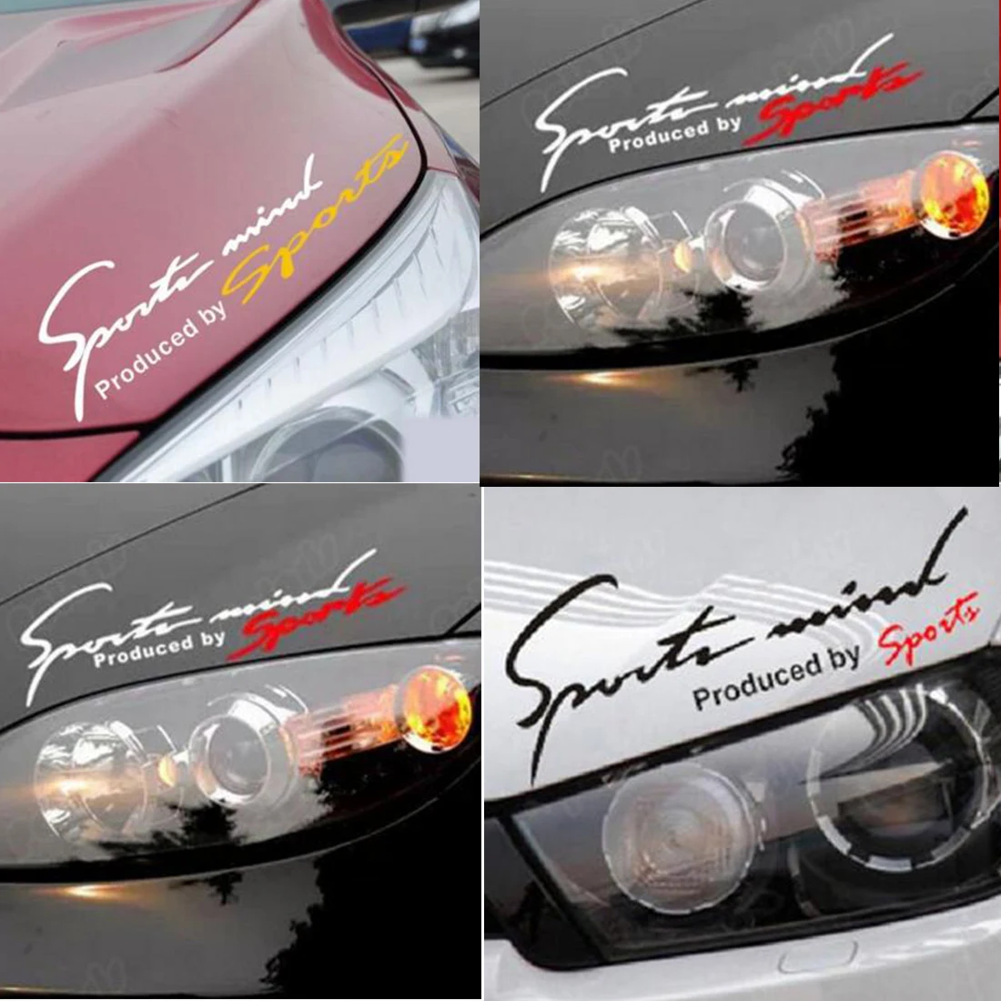 

2018 New Sports Performance Vinyl Decal Headlight Stickers Reflective Lamp Eyebrow Decor For bmw e90 e46 e39 e60 f30 f10 f34 f15