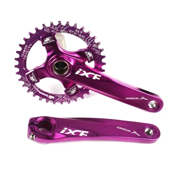 

Bike Crankset Narrow Wide Single Chain Ring 170mm Bottom Bicycle Crankset for Mountain Bike C55K Sale