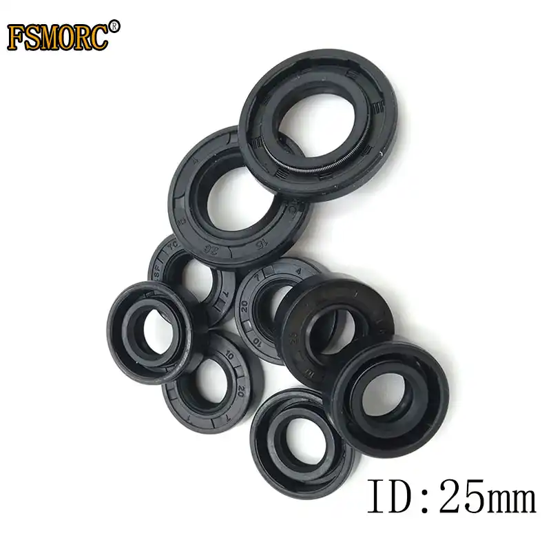 Agriculture Transport Great Wear Resistance And Sealing Effect for General Machinery WSI 34x50x7mm R23//TC Double Lip Nitrile Rotary Shaft Oil Seal with Garter Spring Mining Motorcycles Pumps