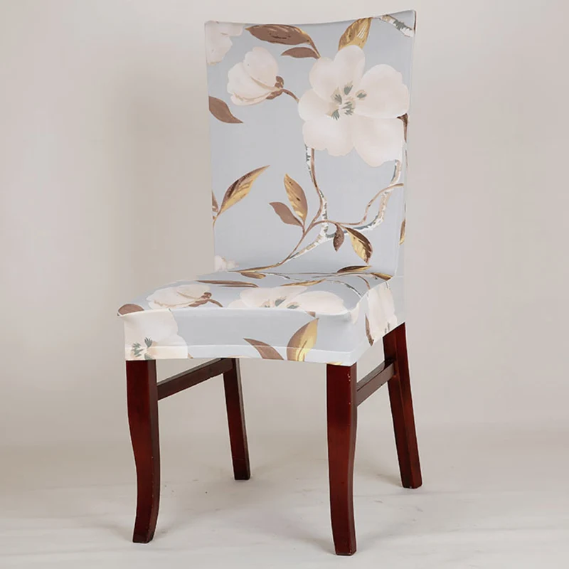 Бабочка печать обеденный чехол для кресла спандекс эластичный стул Протектор Чехол Съемный пылезащитный декоративный чехол для сиденья