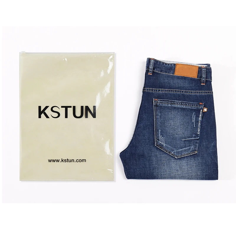 KSTUN Jeans Men Summer 2019 Thin Blue Slim Straight Denim Pants Casual Fashion Men's Trousers Full Length Cowboys Man Homme Jean KSTUN Jeans Men Summer 2019 Thin Blue Slim Straight Denim Pants Casual Fashion Men's Trousers Full Length Cowboys Man Homme Jean