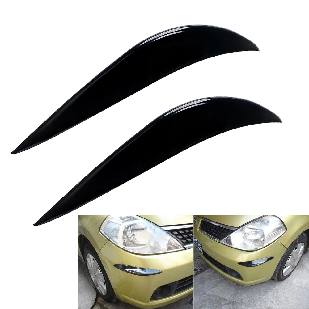 

2pcs Scratch Protector Car Edge Corner Bumper Strips Auto Door Guards Anti-Scratch Strips Sticker Exterior Front Bumper Lip Kit