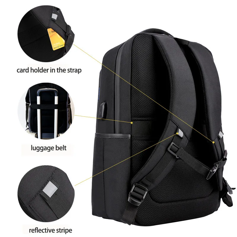  ARCTIC HUNTER 15.6 inch Professional Waterproof Men Laptop Backpack USB Backpack Sport Casual Noteb