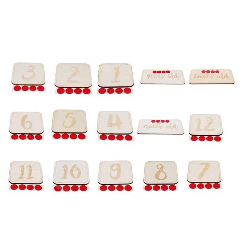 В скандинавском стиле деревянные памятные карты для дня рождения ...