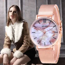 Reloj Mujer Women Watches Fashion Casual Marble Rose Gold Ultra-thin Mesh Belt Quartz Watch Relogio Feminino bayan kol saati Reloj Mujer Women Watches Fashion Casual Marble Rose Gold Ultra-thin Mesh Belt Quartz Watch Relogio Feminino bayan kol saati