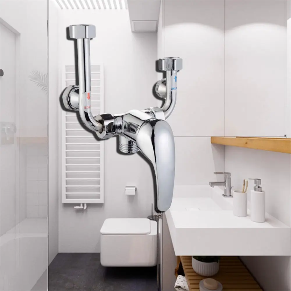 Термостатический смеситель для ванной комнаты Смесители для душа контроль воды клапан настенный керамический Термостатический клапан