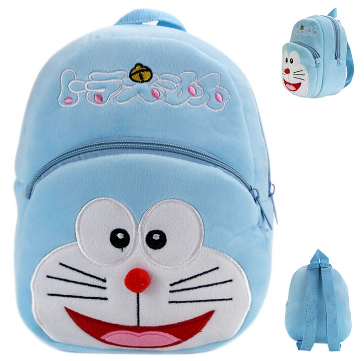 Подарок для ребенка 1 шт. 23 см 32 см мультфильм аниме смеяться Doraemon девушка плюшевые рюкзаки сумка для монет закуски плеча сумка игрушка