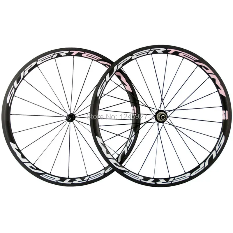

Superteam Bike Wheel 38mm Clincher Carbon Wheelset With Powerway R36 Hub UD Matte Finish Chinese Carbon Wheel