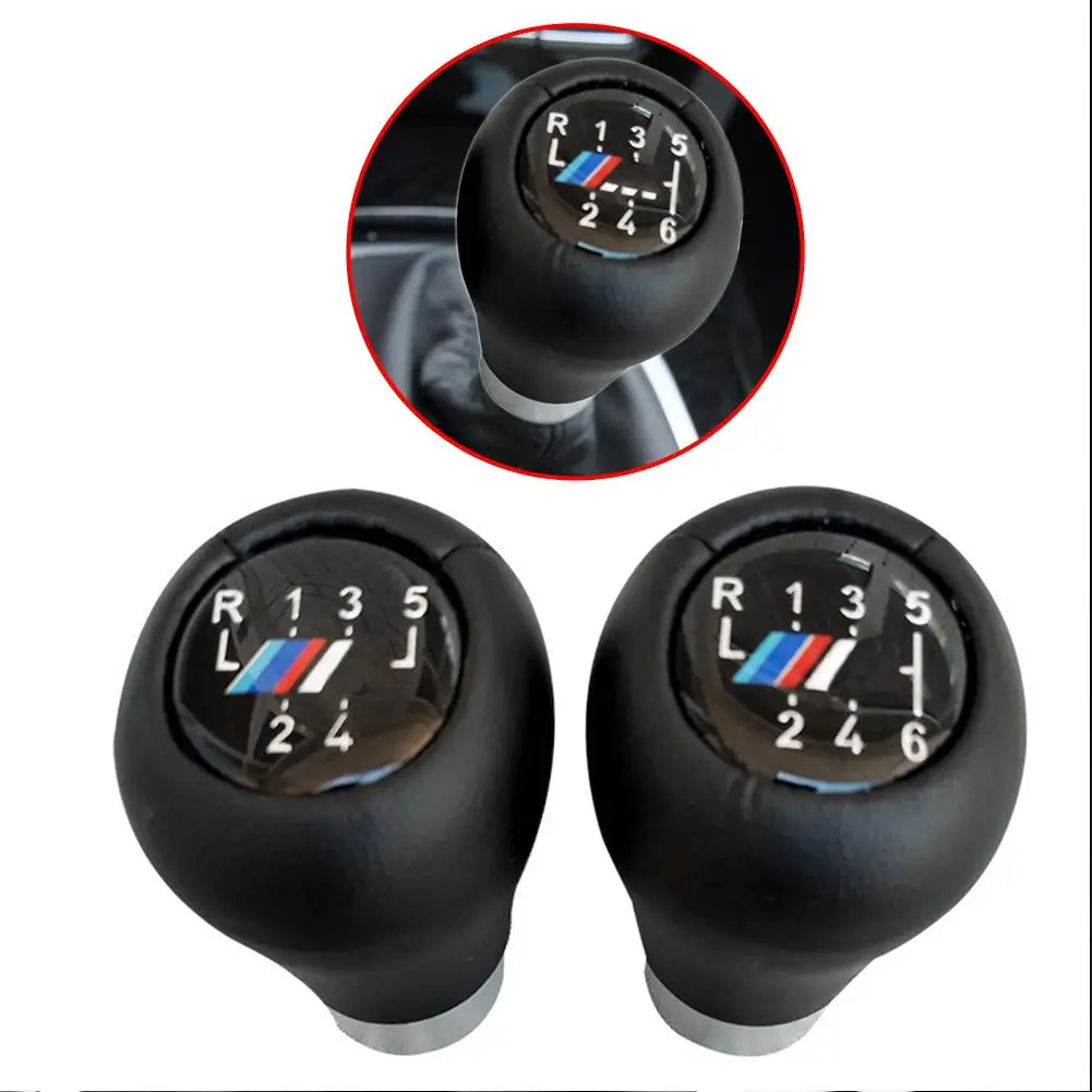 

New 5speed 6speed Car Styling Gear Knob For BMW E60 E90 E46 E36 All Series Universal With M Logo Black