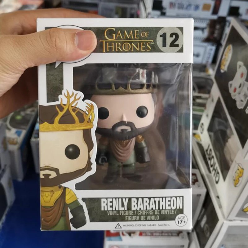 

Hot Game of thrones Character RENLY BARATHEON & ROBB STARK PVC figure Vinyl Doll Toys 10cm