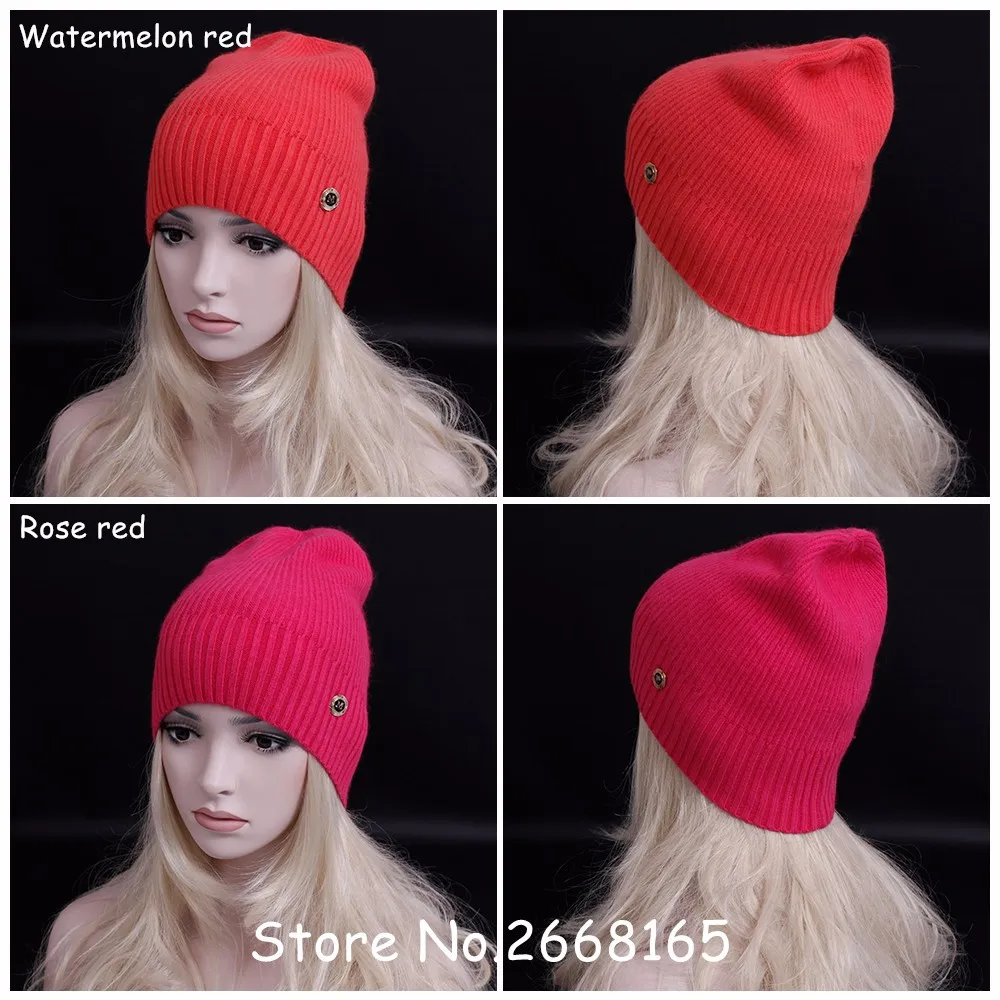 Модная уличная стильная женская шапка Skullies Beanies, шерстяная вязаная шапка для женщин, Мужская зимняя женская шапка, шерстяная шапка унисекс, однотонная