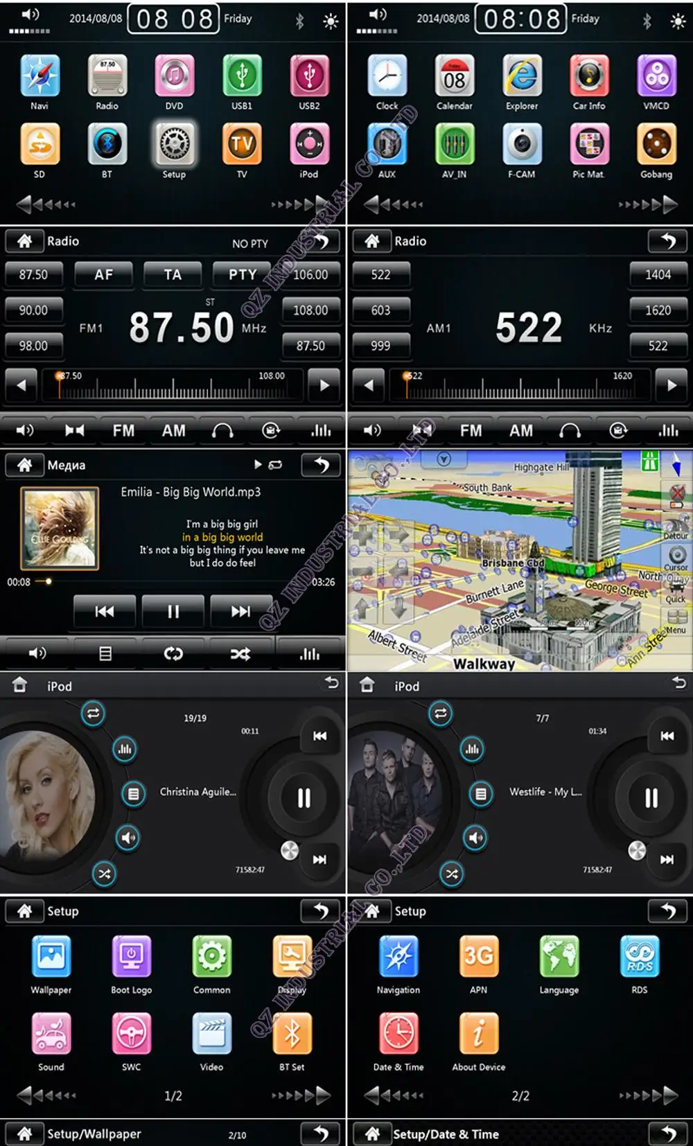 Flash Deal QZ industrial 2din 7 Inch Windows Ce car dvd player For Chevrolet Sail 2004-2012 With 3G GPS Navi map Radio RDS mirror link SWC 9