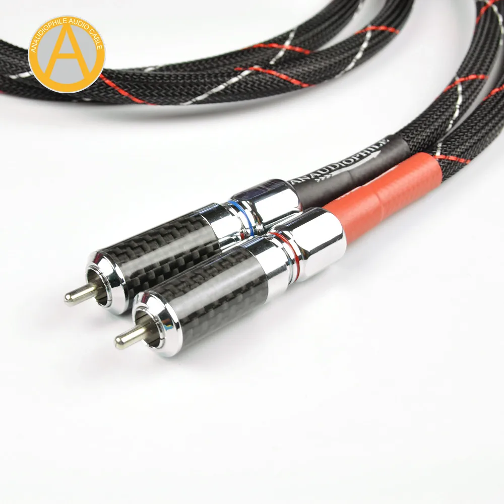 Hi End RCA кабель Fi штекер аудио для усилителя с родиевым покрытием USB RCA|Кабели VGA| |