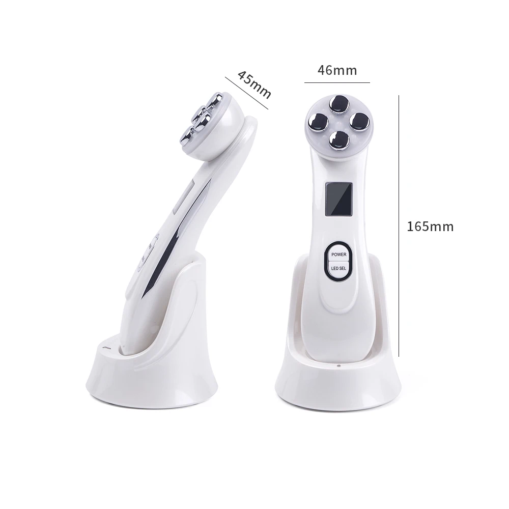 Cuidados com a Pele Mesoterapia Facial Eletroporação Radiofrequência Led Fóton Face Lifting Apertar Rugas Remoção Rosto Massageador rf Mod. 1263285 14 Cheap Utensílios de cuidado facial