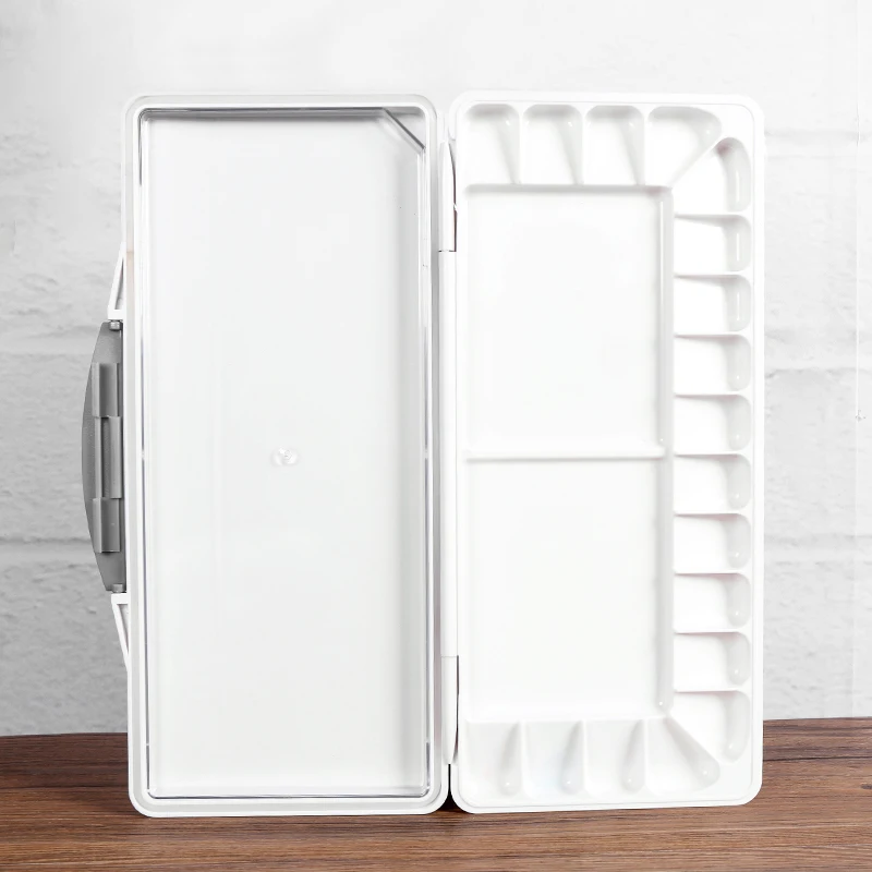 

18/23/33/38/50 lattice folding palette with color palette easy to wash watercolor paint palette paint box art supplies